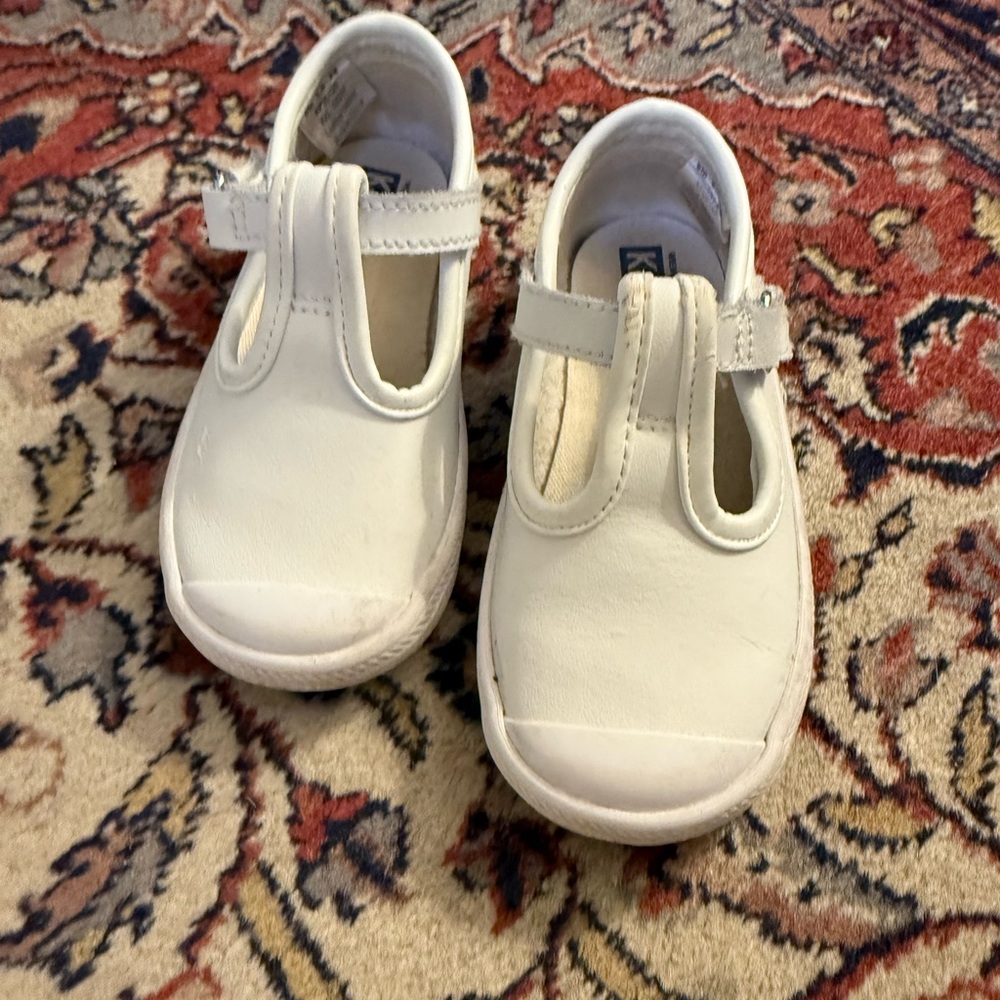 Keds White Baby Walker Shoes